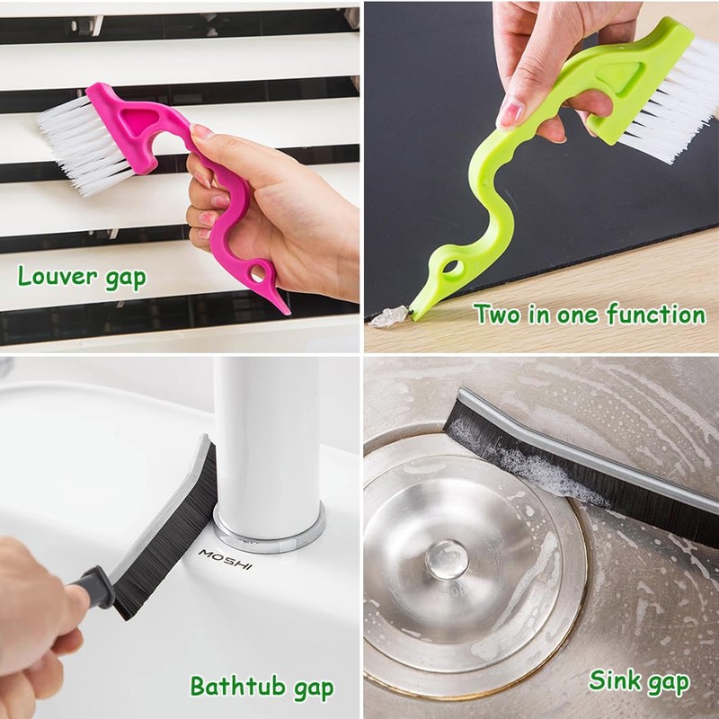 26Pcs Small Cleaning Brush,Crevice Cleaning Brushes Small Spaces,Gap Cleaning Tool