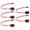 5Pcs Car Fuse Holder Connector Mini Heavy Duty Wire Extension