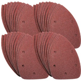 Silverline Hook & Loop Detail Sander Sheets 140mm 40pk (60 to 240 Grit) (F)
