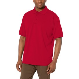 Propper Men's Uniform Polo-Short Sleeve, Red, Large