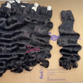 Raw Hair Wholesale Bundles 40 Inch Raw Vietnamese Hair Drop Shipping Single Donor Cambodian Burmese Indian Curly Raw Haircolor: 1pcs bundle Natural wave, Stretched Length: 12 Inches