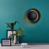 LED Wall Lamp 360 Degree Rotatable Round Crescent Wall Light