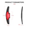 T-carbon Paddle Shifters Extension fits for Acura,Real Carbon Fiber Shift
