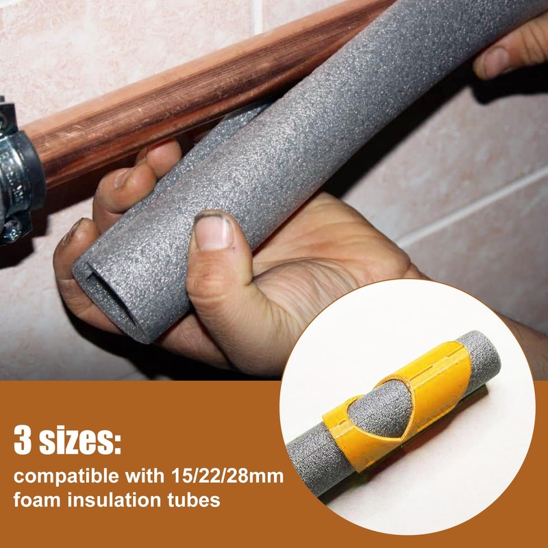 Pipe Lagging Tool, Pipe Lagging Insulation Foam Cutter Tool, Foam
