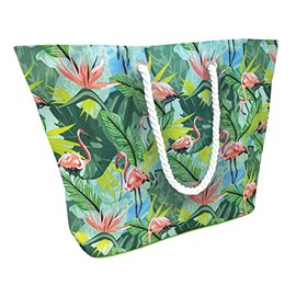 Olivia Rocco Beach Cooler Bag Insulated 33L Large Summer Cooler Beach Bags, Leaf Green