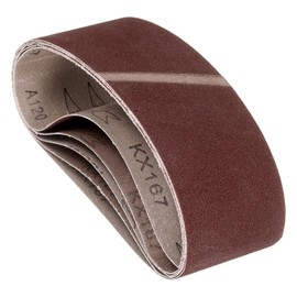 Kozelo 5 Pcs Sanding Belts 2-1/2 x 14 Inch 120 Grit Aluminum Oxide Abrasive Sandpaper for Belt Sander Metal Grinding Wood Working Weld Rust Removal