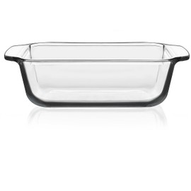 Libbey Baker's Basics Glass Loaf Dish, 9-inch by 5-inch