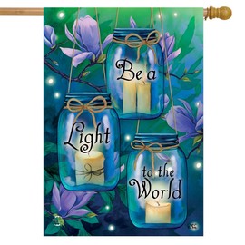 Be a Light To the World Spring House Flag 40" x 28" Briarwood Lane
