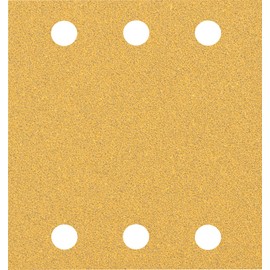 Bosch Accessories 2608901668 Sandpaper for Orbital Sander Grit (Num) 60, 120, 180 (L x W) 107 mm x 115 mm 1 Se