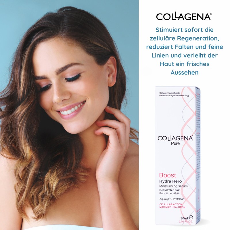 Collagena Pure Hydra Hero Moisturising Serum - Triple Moisturising and