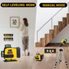 Laser Level with Tripod,4×360° Whole-Room Cross-Line Green Beam Laser Level
