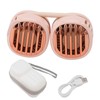USB Charging Neck Fan Dual Fans Hands Free Super Airflow