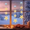 Lergas LED Sterne Weihnachtsbeleuchtung, 3 Stck LED Weihnachtsdeko Innen, Fensterdeko