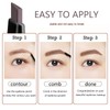 Eyebrow Pencil Dual-Sided Eye Brow Pencil, Fine Tip Rapid Brow
