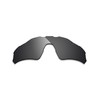 Alphax Stealth Black Elite Polarized Replacement Lenses for Oakley Radar