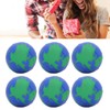 12PCS Globe Soft Ball 63mm Squeezable PU Portable Earth Stress
