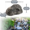 com-four® Key Stone, Stone with Secret Compartment, Key Hiding Place