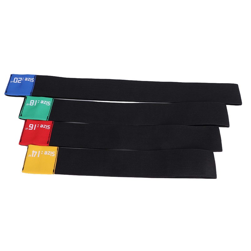 4pcs 14/16/18/20 Inch Drum Cymbal Mute Belt Practice Silencer Dampener