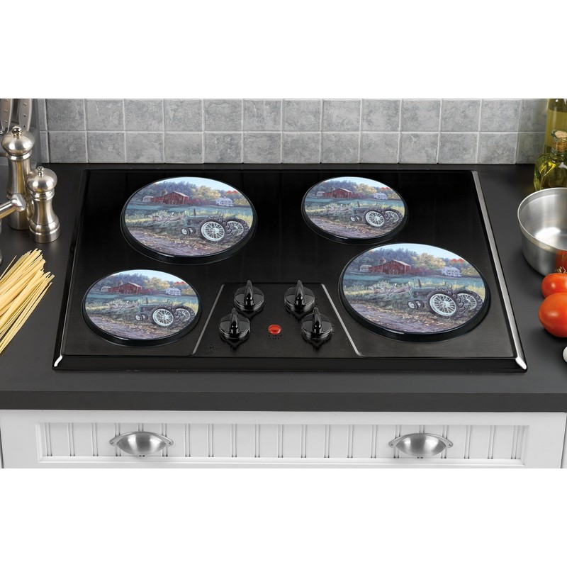 Reston Lloyd, Burner Covers For Electric Stovetop, Decorative Lightweight Tin