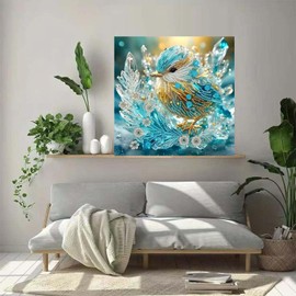 ZHUDENGXJL Special Shape 5D Diamond Painting Kits for Adults,DIY Bird Crystal Rhinestones Gem Art and Crafts Kits for Home Wall Decor 13.78 X 13.78inch