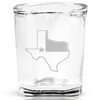 Rogue River Tactical Square Texas State Flag Outline Shot Glass