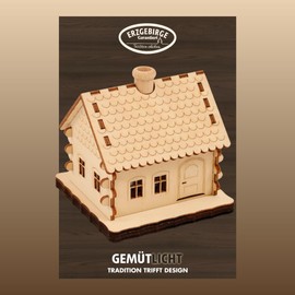 weigla - Craft Set Smoking House Original Ore Mountains I Self-Assembly Kit Smoking House 8 Pieces I Christmas Decoration DIY I Beautiful Gift Idea I Decoration Indoor I Christmas