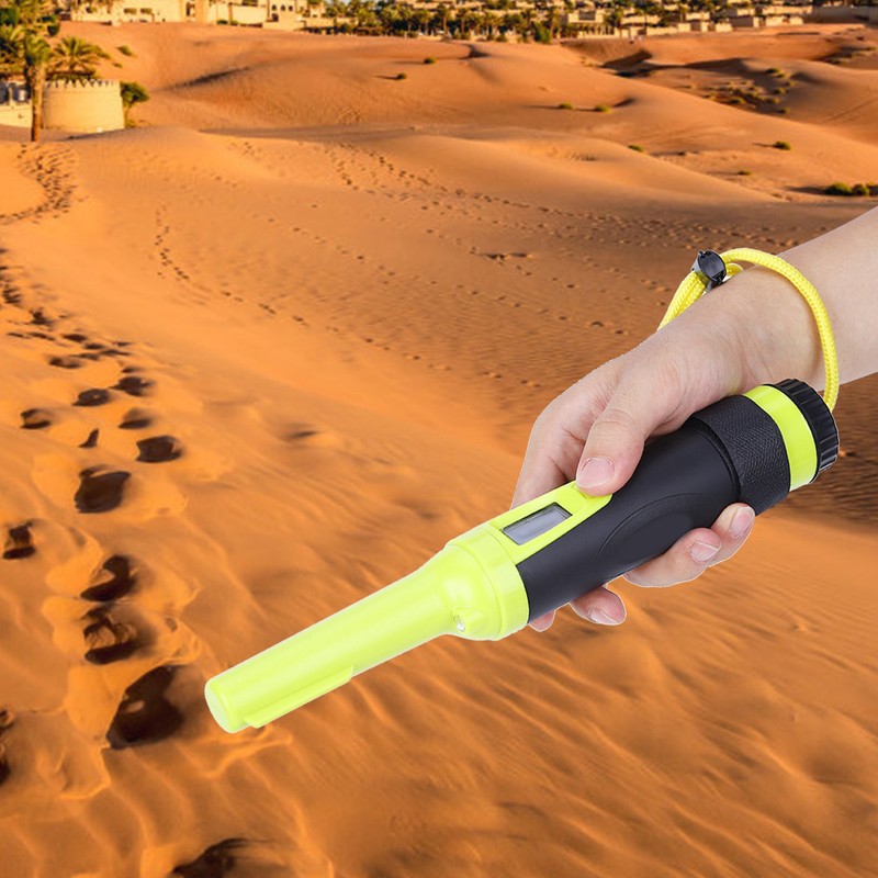 HS‑10 Portable Waterproof Metal Detector Handheld Treasure Finder with LCD
