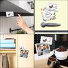 TRIOSK Fridge Magnets Motivation Sayings Magnet Cat Funny Luxury Life