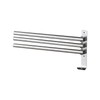 Swivel Out Towel Racks with Hooks 3-Bars Foldable Arms Bath