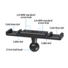 CS PRIORITY Multi Functional Dual Cold Shoe Expansion Bracket Metal