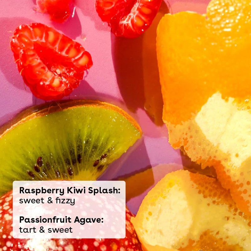 eos 100% Natural Lip Balm, Raspberry Kiwi Splash & Passionfruit