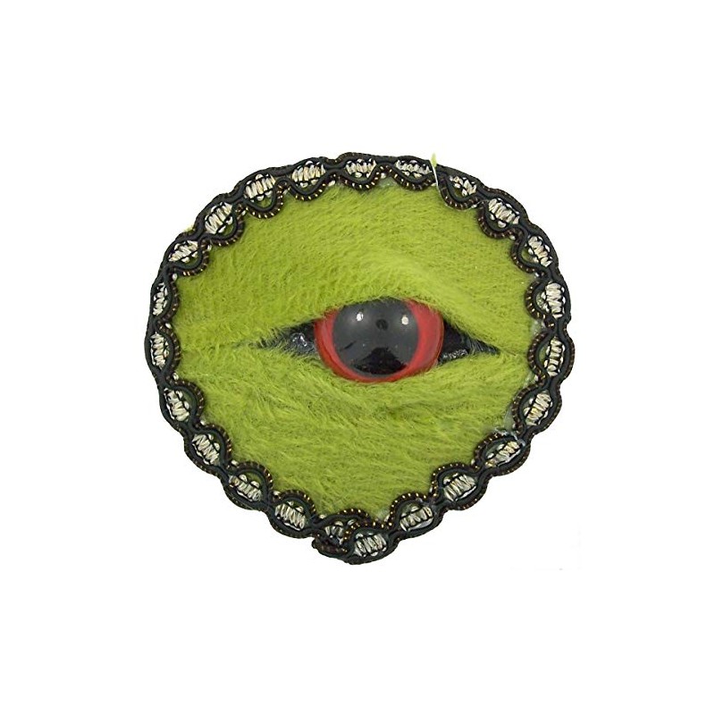 Needzo Green Zombie Monster Eye Patch, 3 Inch (Green)