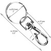 COM-FOUR® 20 x Carabiner Hooks with Key Ring – Carabiner