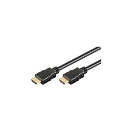 Goobay Male to Male HDMI Cable with Ethernet, 0.5 Meter
