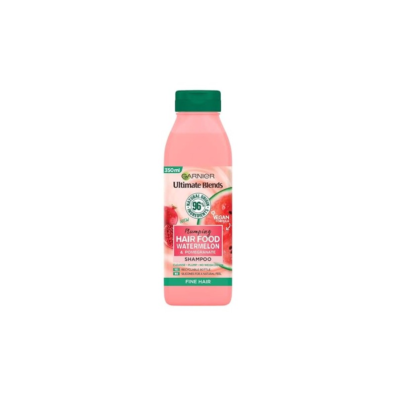 Garnier Ultimate Blends Hair Food Watermelon Shampoo, 350ml