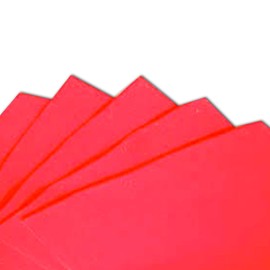 arkCRAFT Felt Sheets, A4 Size, 5 Per Pack (Red)