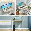 WOHOMO Folding Desk, Small Foldable Desk 31.5" for Small Spaces,