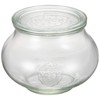 WECK WE-748 Glass Storage Container, Deco Shape, 3.3 gal (1.0