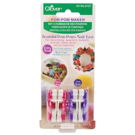Clover CNC-180 Extra Small Pom Maker (3/4in x 1in), 2/pkg, Each