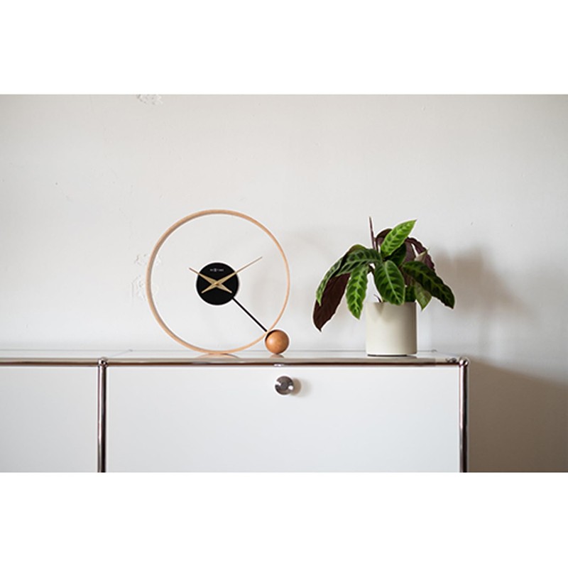 Elcomune NXT-J046 Orbit Black Desk Clock