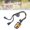 Archery Fingers Guard Protector Brass and Leather Archery Thumb Ring