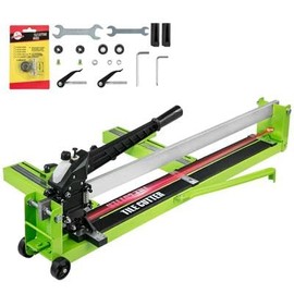 Happybuy Tile Cutter 39 Inch, Manual All-Steel Frame Cutting Machine with Laser Guide & Spare Cutter for Porcelain Ceramic Floor Tiles