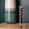Widdop Bingham Galileo Thermometer 28cm Multi Coloured 5 Bulb G106
