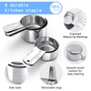 TILUCK TILUCK Stainless Steel Measuring Cups Set,Kitchen Gadgets for Cooking
