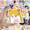 Bandai Sailor Moon Stickers 50 Pcs Vinyl For Tumbler Car