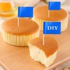 Mflagperft Blank Toothpick Flags Labeling Marking Flag Small Mini Stick