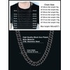 Black Cuban Chain Mens Necklaces Cuban Link