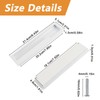 MOROBOR Zinc Alloy Flush Pull Handles, 2pcs Embedded Sliding Door