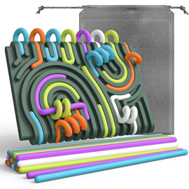 3D Sensory Fidget Toys for Kids Toddler Boys,Double-Sided Design Sensory Activity Board for Stress Anxiety Autistic ADHD, Calm Down Travel Airplane Essentials Toys for 4+ Year Old