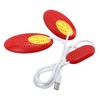 Shoe Dryer Red with Timer Ceramic Heater Deodorizing Function Fast